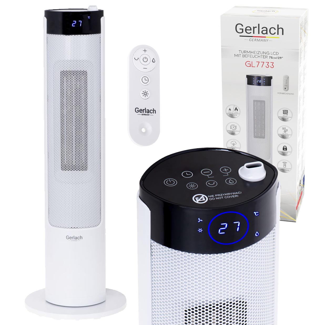 Grzejnik kolumnowy Gerlach GL 7733 w zestawie