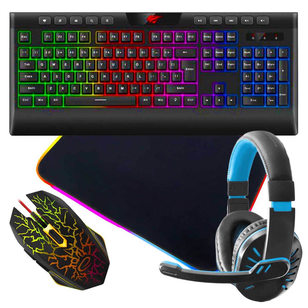 klawiatura Havit KB487L zestaw