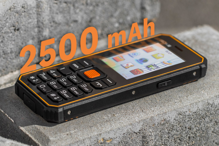pancerny telefon iron 3 bateria