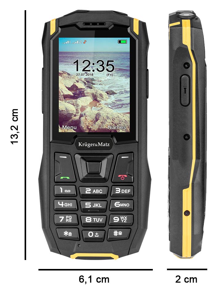 pancerny telefon iron 2 wymiary