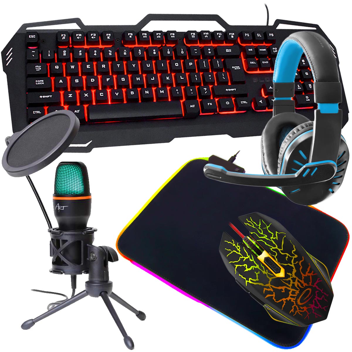 klawiatura blow steel zestaw