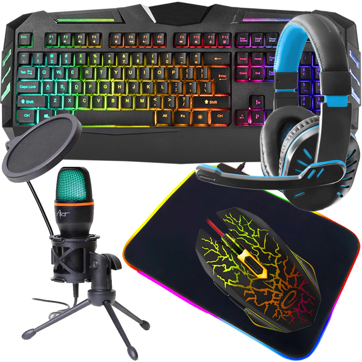 klawiatura fury spitfire zestaw
