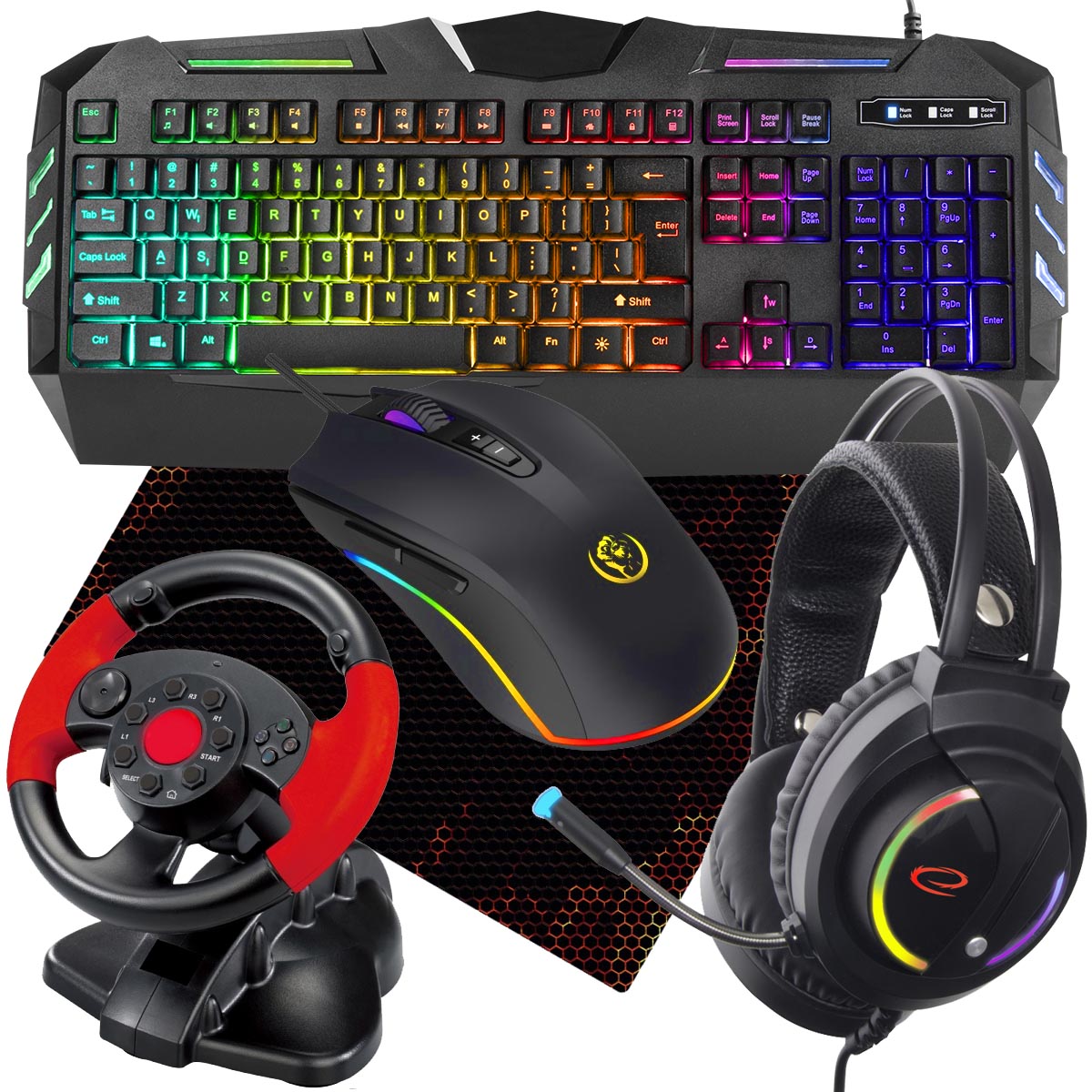 klawiatura fury spitfire zestaw