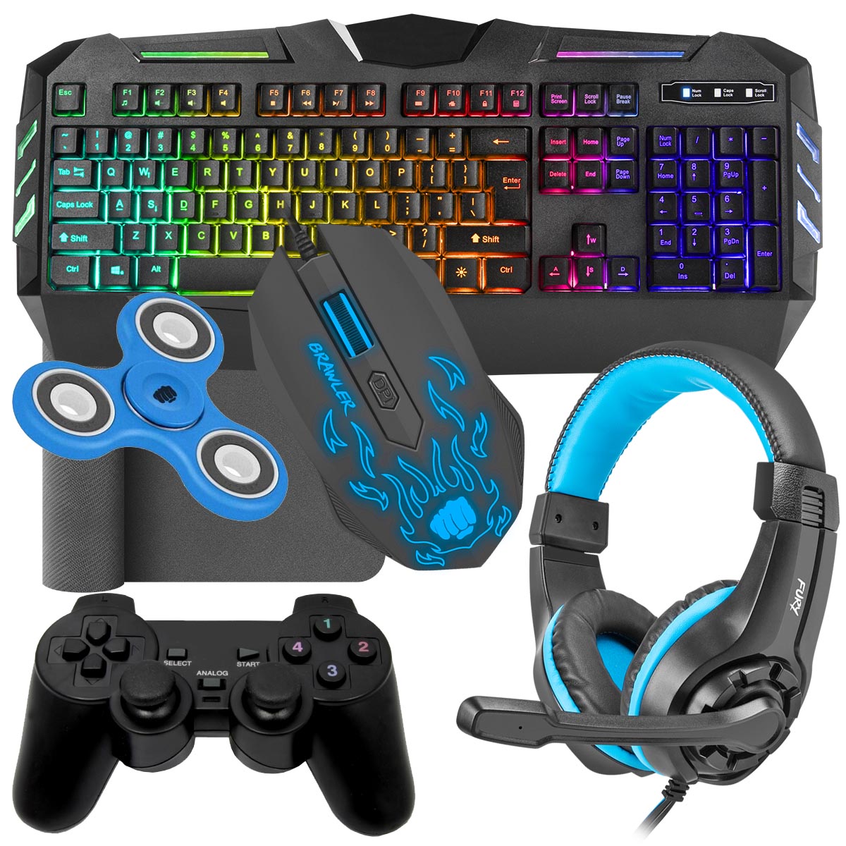 klawiatura fury spitfire zestaw