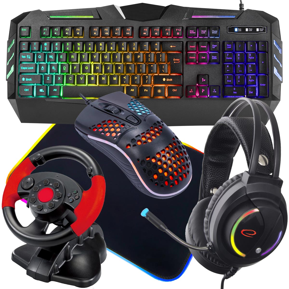 klawiatura fury spitfire zestaw
