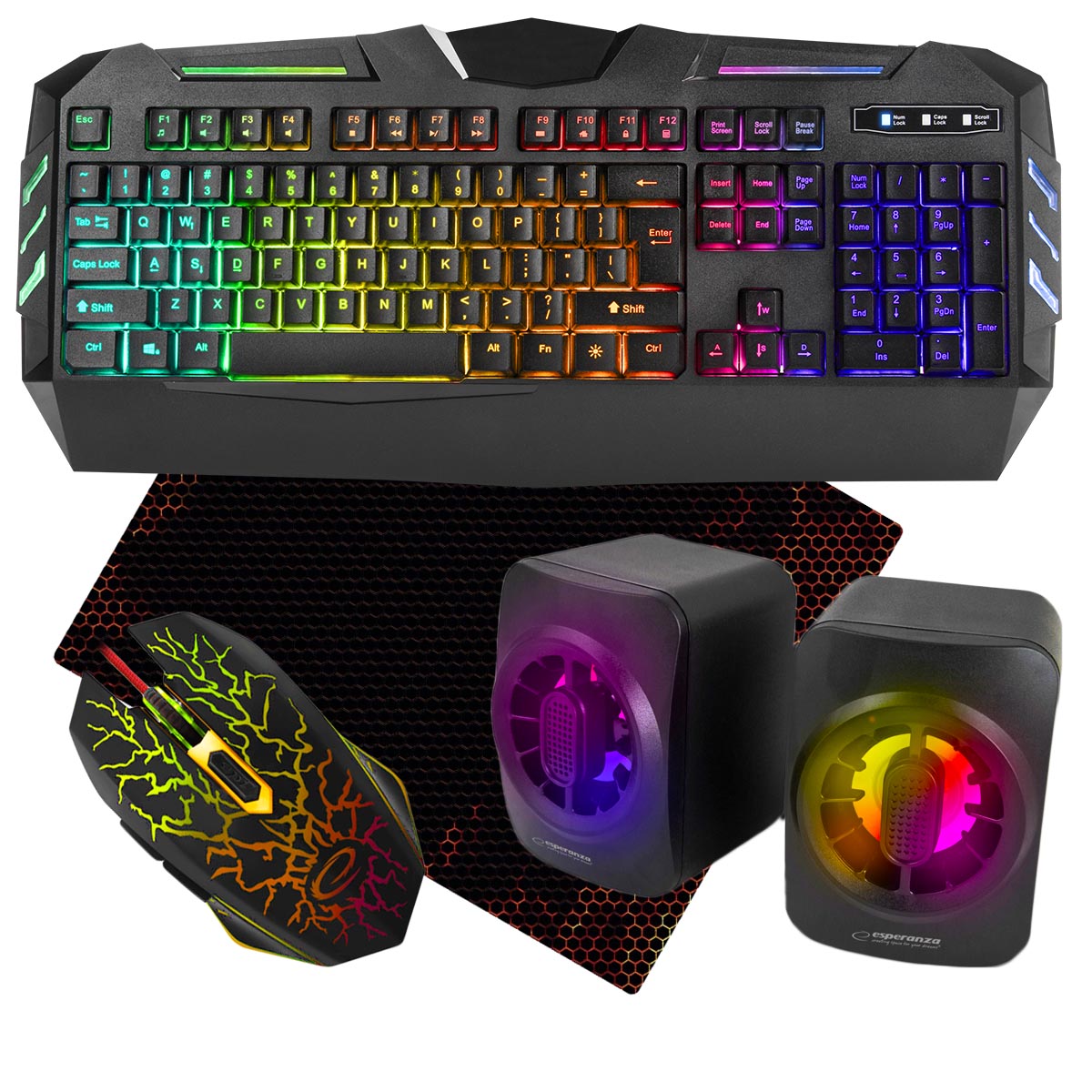 klawiatura fury spitfire zestaw