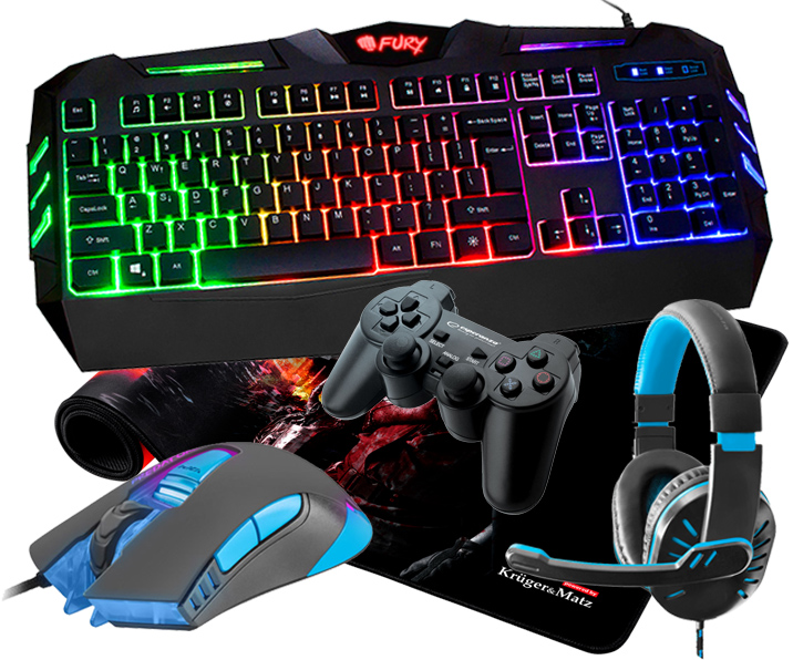 klawiatura fury spitfire zestaw