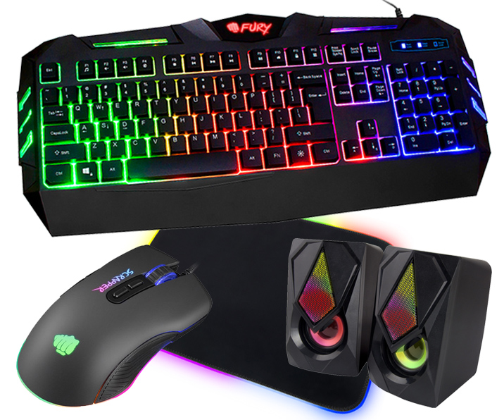 klawiatura fury spitfire zestaw