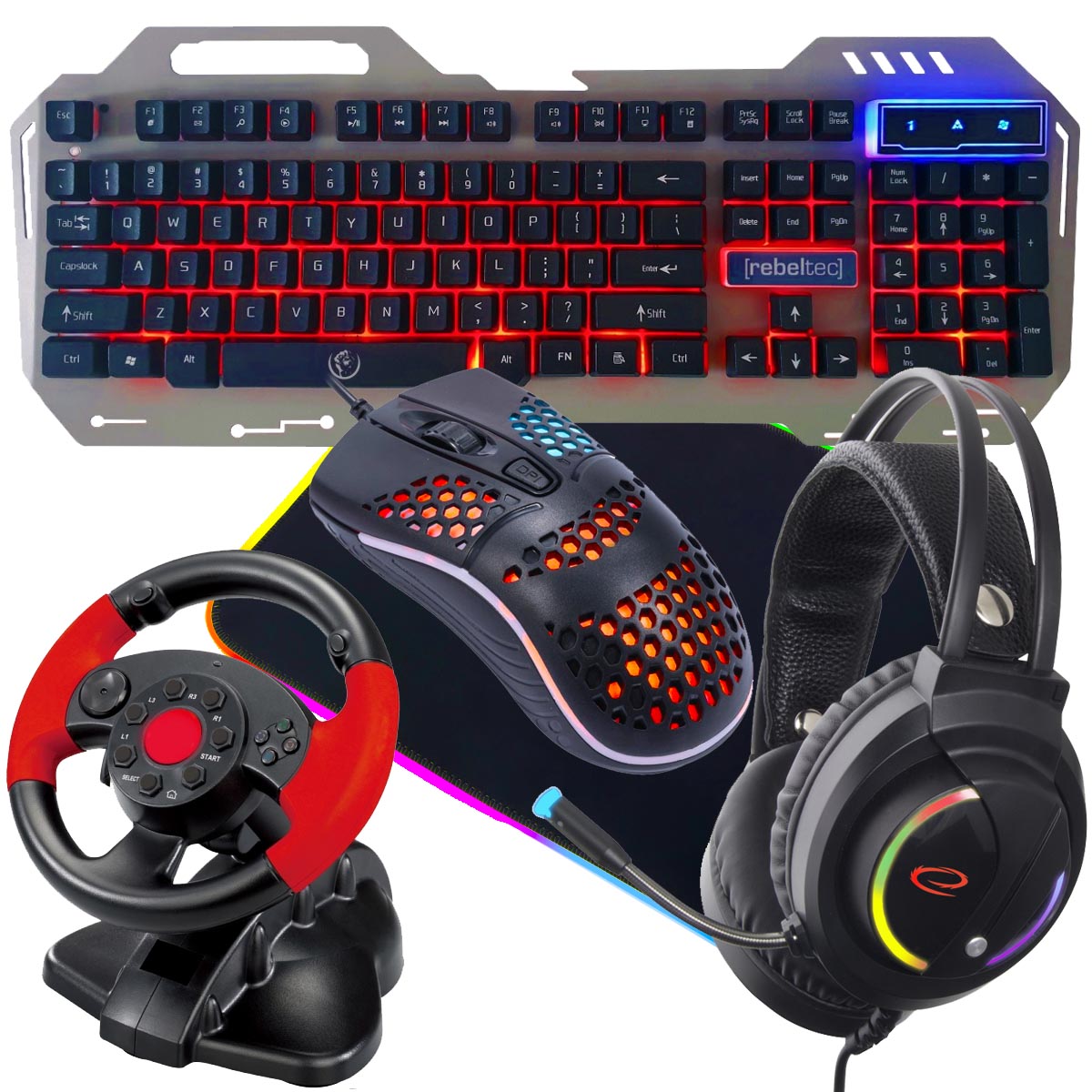 klawiatura rebeltec discovery 2 zestaw