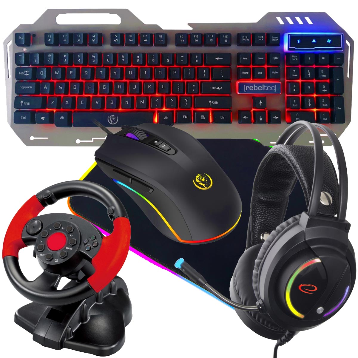klawiatura rebeltec discovery 2 zestaw