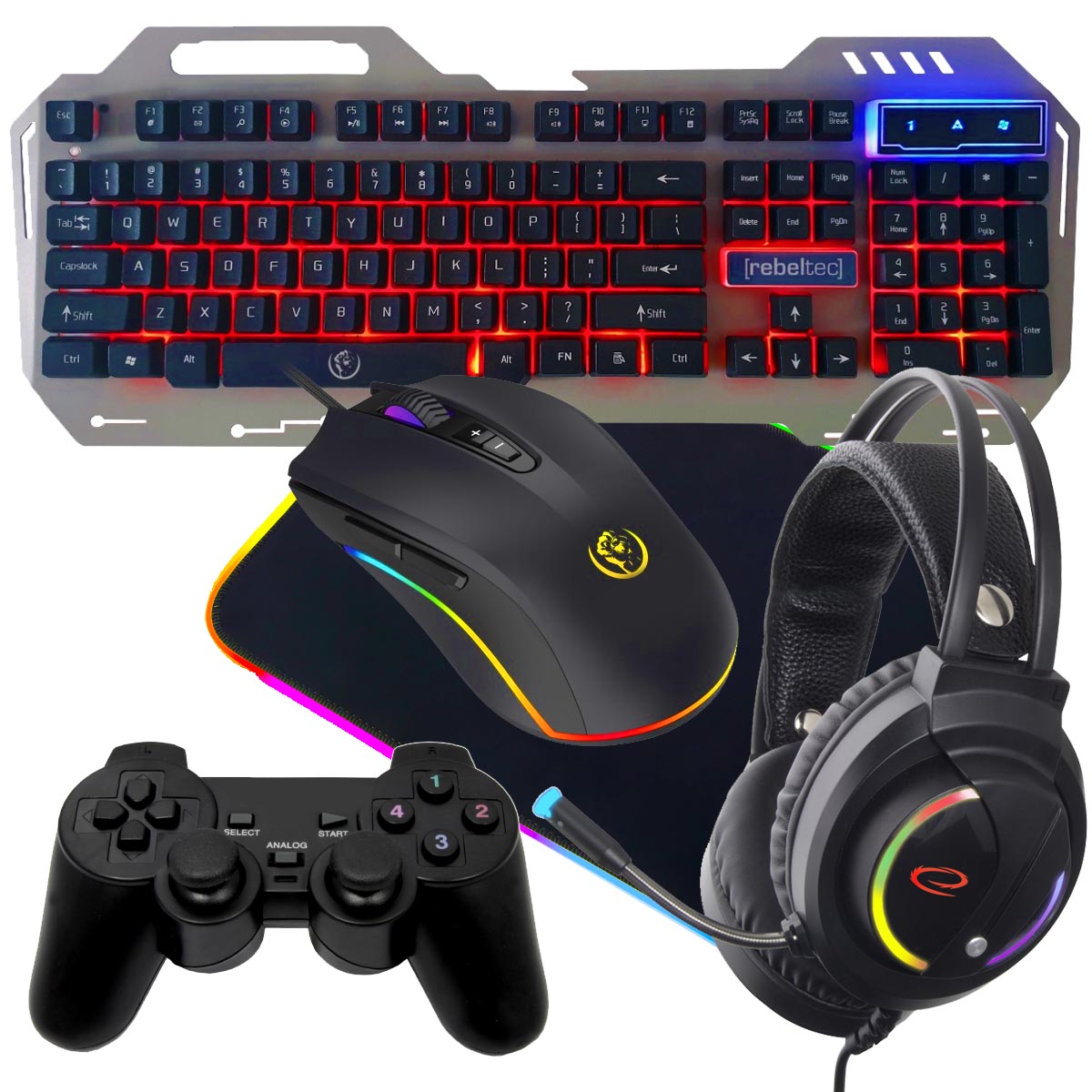 klawiatura rebeltec discovery 2 zestaw
