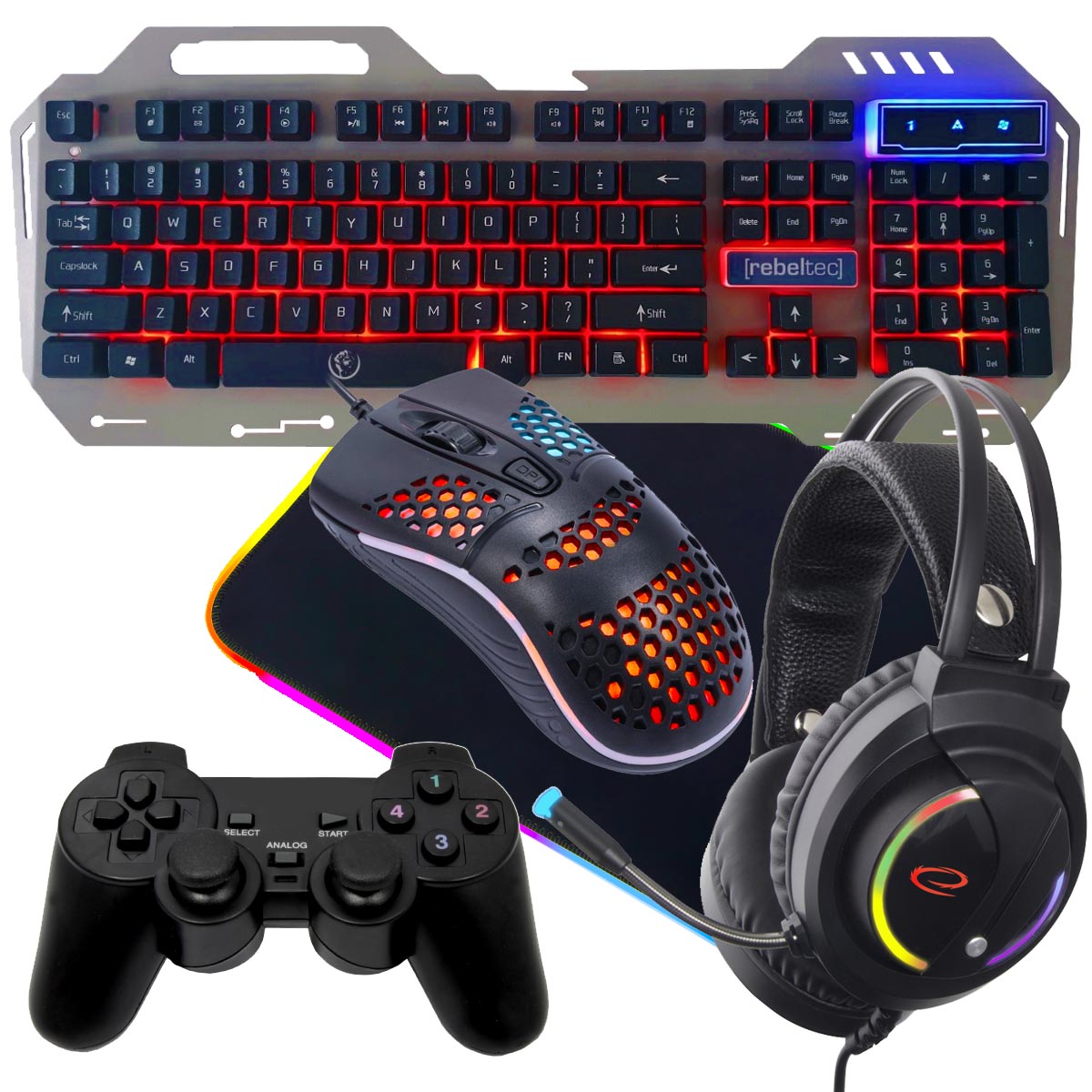 klawiatura rebeltec discovery 2 zestaw