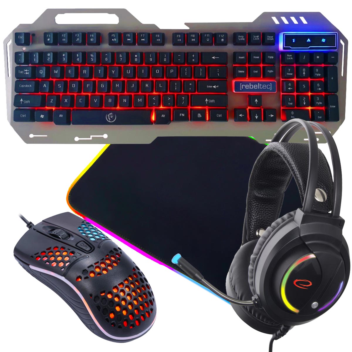 klawiatura rebeltec discovery 2 zestaw