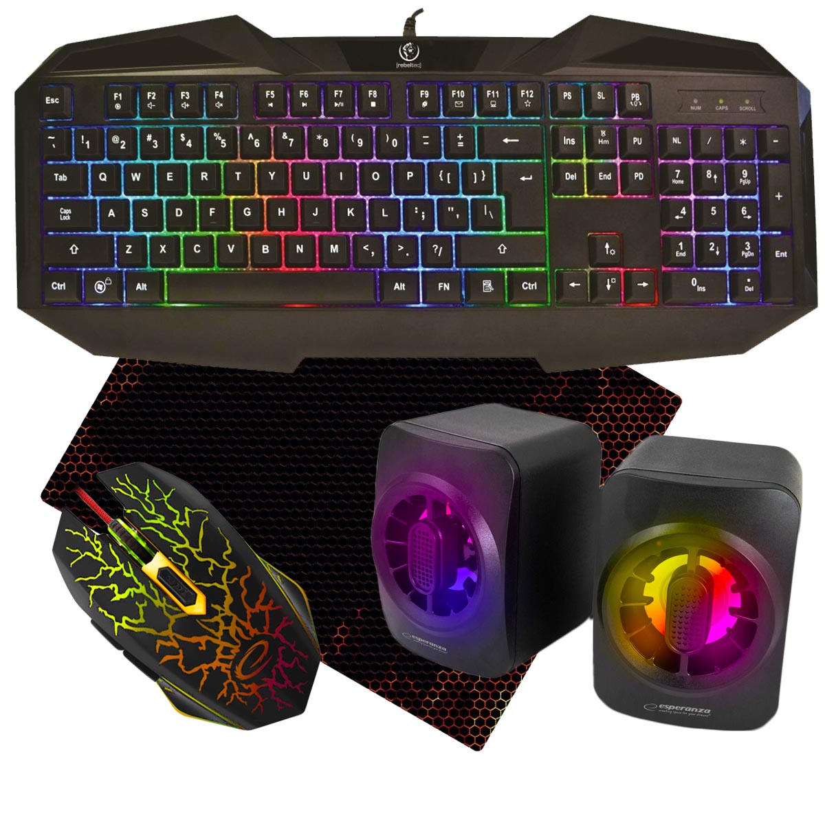 klawiatura rebeltec patrol zestaw