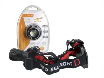 Latarka czołowa profesjonalna LTC 3W z ZOOM CREE zasięg 50m