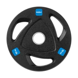 Zestaw obciążeń żeliwnych gumowanych otwór olimpijski 51mm REBEL ACTIVE  2x10kg