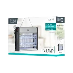 Lampa owadobójcza UV rażąca 2x8W TEESA na muchy ćmy komary