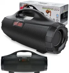 Rebeltec SoundBOX 390 głośnik bluetooth radio bass treble MP3 SD USB AUX