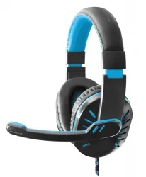 Podświetlana klawiatura dla graczy Rebeltec Legend LED blue metal + mata na biurko