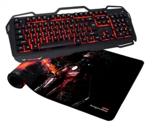 Zestaw Blow klawiatura z podświetleniem LED RED COLD STEEL + słuchawki