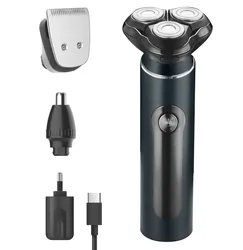 Elektryczna golarka męska 3w1 maszynka do golenia strzyżarka trymer Adler ADEG 2940 USB   etui
