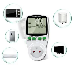 Watomierz licznik zużycia energii PM0627 z historią pomiaru Qoltec 3680W 16A LCD
