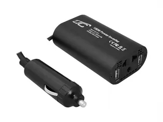 Kompaktowa przetwornica samochodowa napięcia 12V/230V 150W LTC + 2xUSB 2.4A