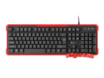 Klawiatura Genesis RHOD 110 gamingowa dla graczy ULTRA WYTRZYMAŁA + 8 klawiszy + mysz + pad + mata RGB