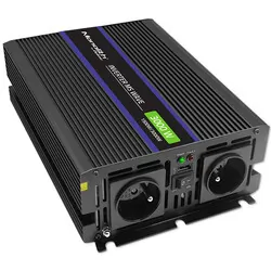 Przetwornica napięcia Qoltec Monolith 3000 MS Wave 12V/230V 1500W/3000W USB