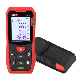 Miernik dystansu dalmierz laserowy Uni-T LM50A 50 metrów   baterie   etui