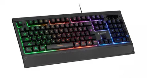 Klawiatura gamingowa podświetlana dla graczy Kruger&amp;Matz Warrior GK-70 + mysz + słuchawki + mata