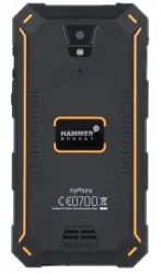 Telefon komórkowy dotykowy telefon dla seniora myPhone Hammer Energy pomarańczowy Wi-Fi Dual SIM