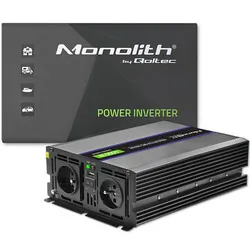 Przetwornica napięcia Qoltec Monolith 4000 MS Wave 12V/230V 2000W/4000W USB