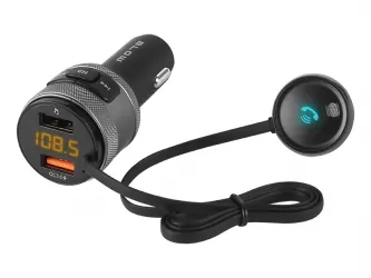 Transmiter FM BLOW Bluetooth 5.0 zestaw głośnomówiący + 1x Quick Charge 3.0 