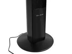 Wentylator kolumnowy podłogowy XXL 121cm z jonizacją 90W - kolor czarny