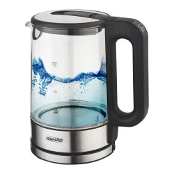Czajnik elektryczny z regulacja temperatury Mesko MS 1301b szklany 1,7 L - czarny