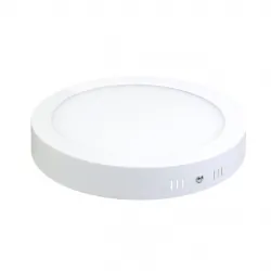 Panel LED okrągły 285x30mm 25W natynkowy sufitowy 3000K-WW - biały