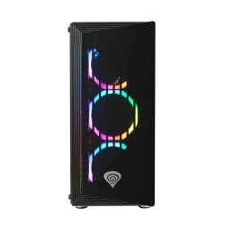 Obudowa GENESIS IRID 400 RGB MIDI TOWER z oknem bez PSU WENTYLATORY LED RGB + pilot