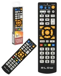 Pilot uniwersalny samouczący BLOW 5w1 TV DVB-T SAT DVD