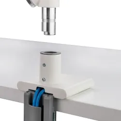 Uchwyt biurkowy gazowy do 1 monitora LED/LCD 17-32 cala + 1xUSB - ART L-19GD biały