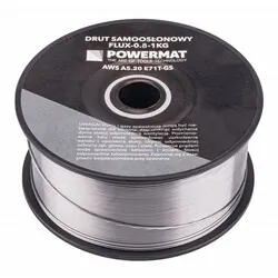 Drut spawalniczy rdzeniowy samoosłonowy 0,8mm 1kg Powermat FLUX-0.8-1KG