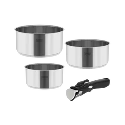 Zestaw garnków z odłączaną rączką TEESA COOK EXPERT SINGLE HAND