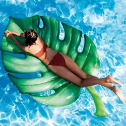 Materac do pływania zabawka do pływania dmuchany liść palmowy monster INTEX 213cm x 142cm