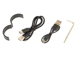 Zestaw akumulatorowa lampka rowerowa LED na przód i tył USB BL-01 komplet