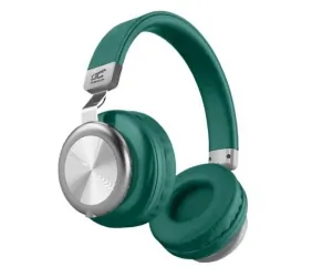 Słuchawki bezprzewodowe bluetooth LTC SYMPHONY mikrofon FM SD AUX - butelkowa zieleń