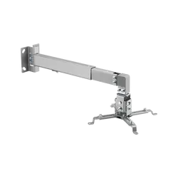 Uchwyt ścienny sufitowy do projektora multimedialnego Cabletech do 20kg - srebrny