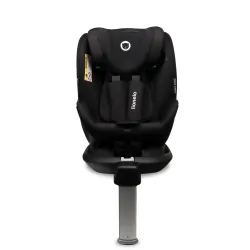 Fotelik samochodowy przód tył LIONELO ANTOON RWF 0-18 KG ISOFIX i-Size + noga - kolor czarny