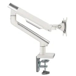 Uchwyt biurkowy gazowy do 1 monitora LED/LCD 17-32 cala + 1xUSB - ART L-19GD biały