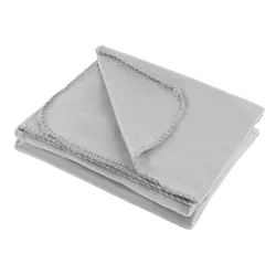 Koc polarowy Teesa 130x150 cm szary