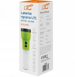 Akumulatorowa latarka ręczna 2w1 lampka wisząca LTC LED 2W + 1W SMD